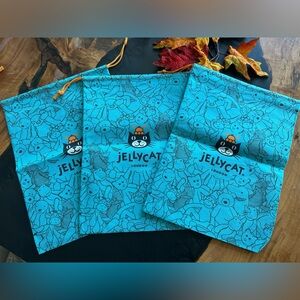 3 jellycat draw string gift bags